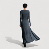 ELVIRA – DRAPÉLT MAXI RUHA