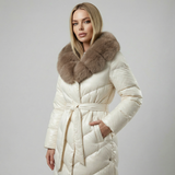 Agnès | Steppelt Kabát Szőrme Gallérral