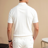 Vertikálisan Csíkos Gombos Polo