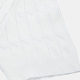 Peter | V-Neck Cable Knit Polo