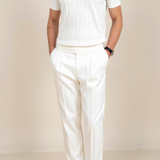 Vertikálisan Csíkos Gombos Polo