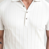 Vertikálisan Csíkos Gombos Polo