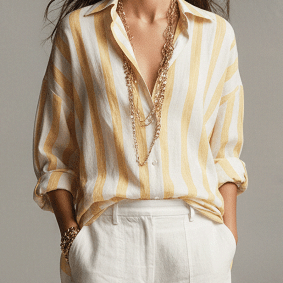 Alessia – Elegáns csíkos ing