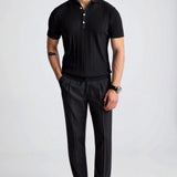 Vertikálisan Csíkos Gombos Polo