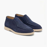Régi Pénz Magas Suede Loafer