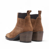 Botim Közepes Sarok Női Velúr Kamel