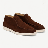 Régi Pénz Magas Suede Loafer