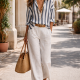 Alessia – Elegáns csíkos ing