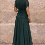 Louise – Elegáns, V-kivágású ruha