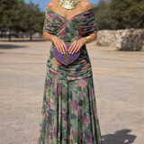 Louise – Elegáns, V-kivágású ruha