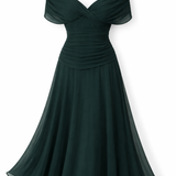 Louise – Elegáns, V-kivágású ruha
