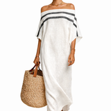 Luna – Stílusos off-shoulder hosszú ruha