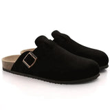 Suede Clogs