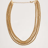 Golden Girl Layered Beaded Necklace
