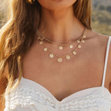 Gleaming Gypsy Layered Necklace