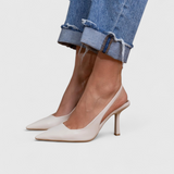 Julia - Slingback Nude Elegance