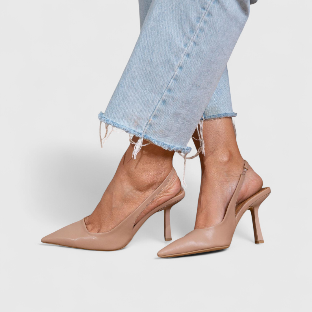 Julia - Slingback Nude Elegance