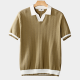 KONTRASZTOS TEXTÚRÁJÚ POLÓ