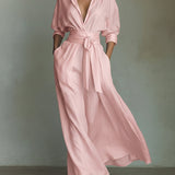 Emilia - Elegáns Nyári Maxi Ruha