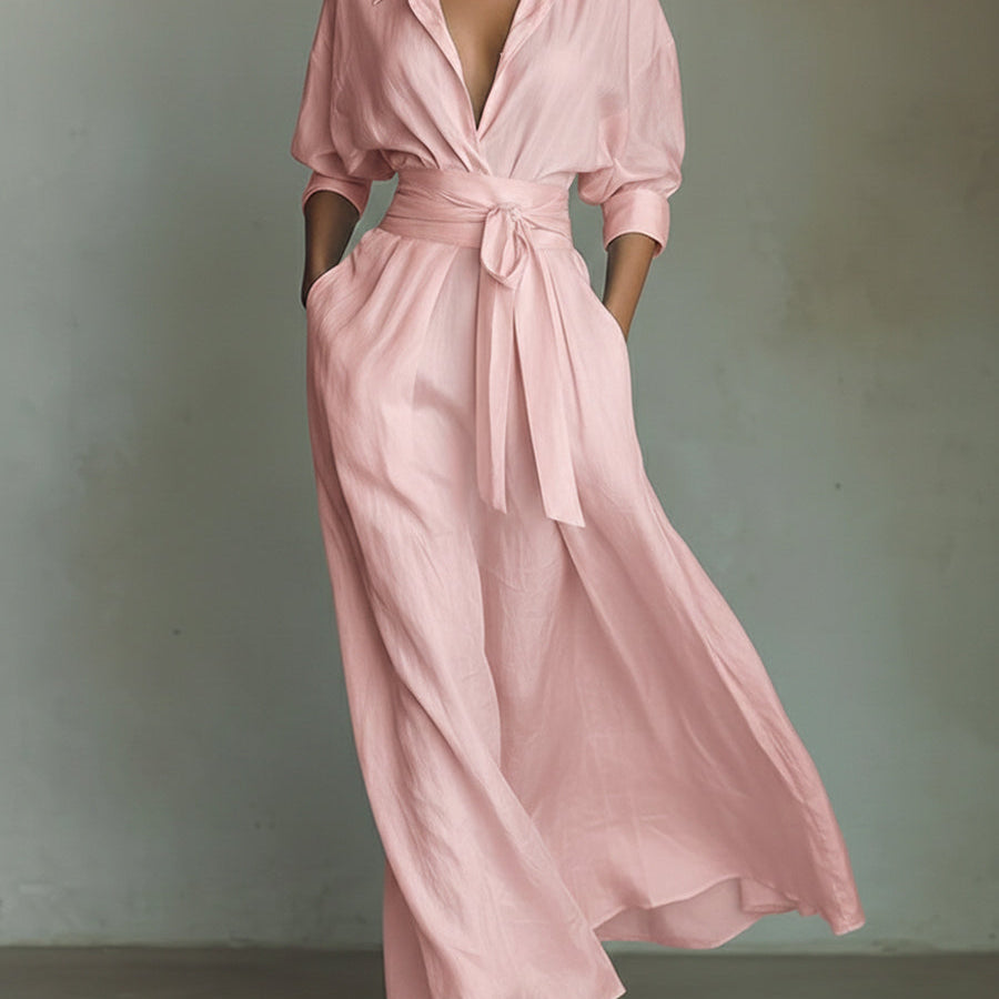 Emilia - Elegáns Nyári Maxi Ruha