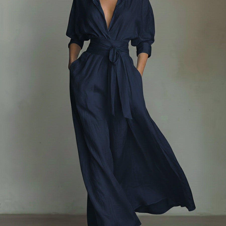 Emilia - Elegáns Nyári Maxi Ruha