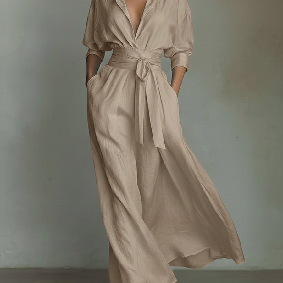 Emilia - Elegáns Nyári Maxi Ruha